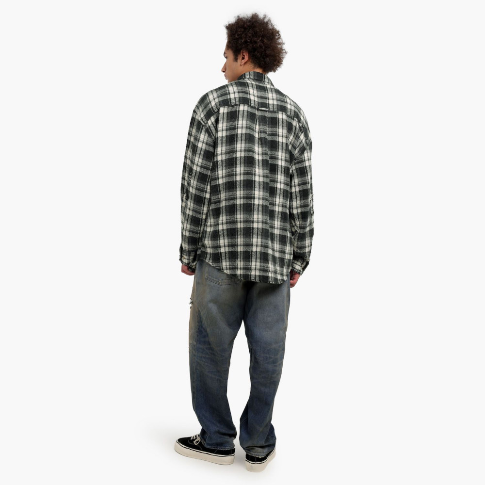 MADNESS SHREDDED CHECK SHIRT | MADNESS